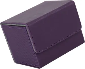 FAVOMOTO Box PU Leather Card Decks Storage Box Organizer for Game Cards Tokens Smooth Edges Capacity present Stylish Design