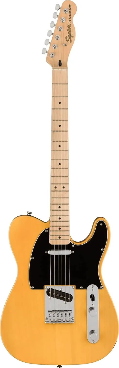 Fender Affinity Series Telecaster - Butterscotch Blonde Bundle with Frontman 10G Amplifier, Gig Bag, Tuner, Instrument Cable, Strap, Picks, and Austin Bazaar Instructional DVD