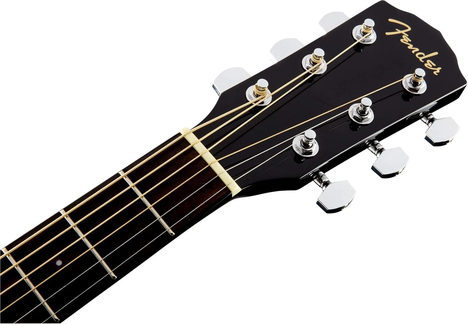 Fender CD-60SCE Solid Top Dreadnought Acoustic-Electric Guitar - Black Bundle with Gig Bag, Cable, Tuner, Strap, Strings, Picks, Austin Bazaar Instructional DVD, and Polishing Cloth