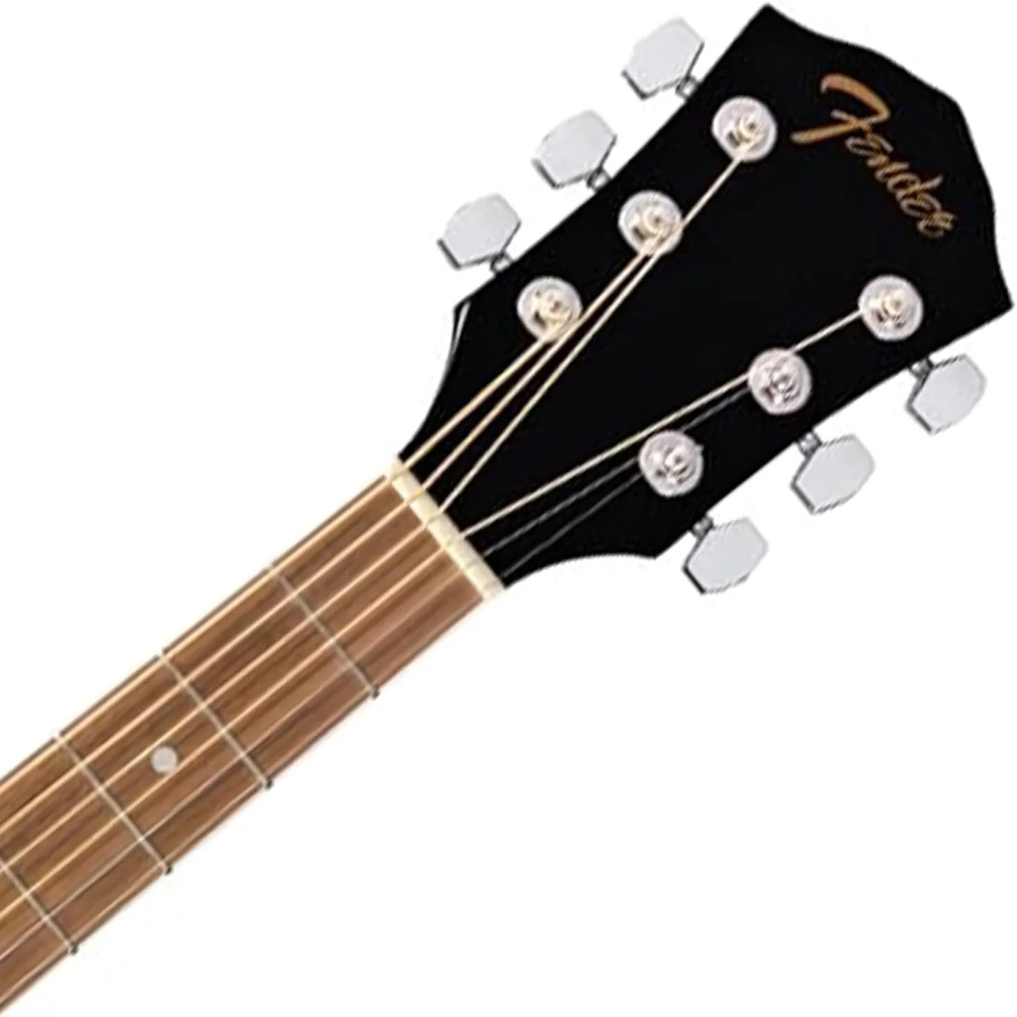 Fender FA-125 Dreadnought Acoustic Guitar - Black Bundle with Gig Bag, Tuner, Strap, Strings, Picks, and Austin Bazaar Instructional DVD