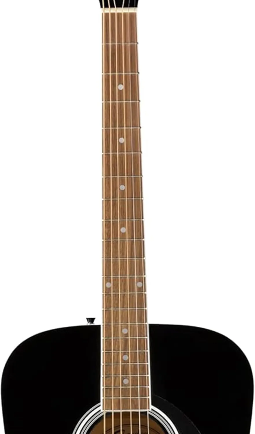Fender FA-125 Dreadnought Acoustic Guitar - Black Bundle with Gig Bag, Tuner, Strap, Strings, Picks, and Austin Bazaar Instructional DVD