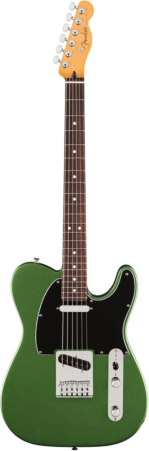 Fender Player II Modified Telecaster - Harvest Green Metallic Bundle with Gig Bag, Strap, Cable, 3-Pack Picks, and Guitar Cleaning Kit