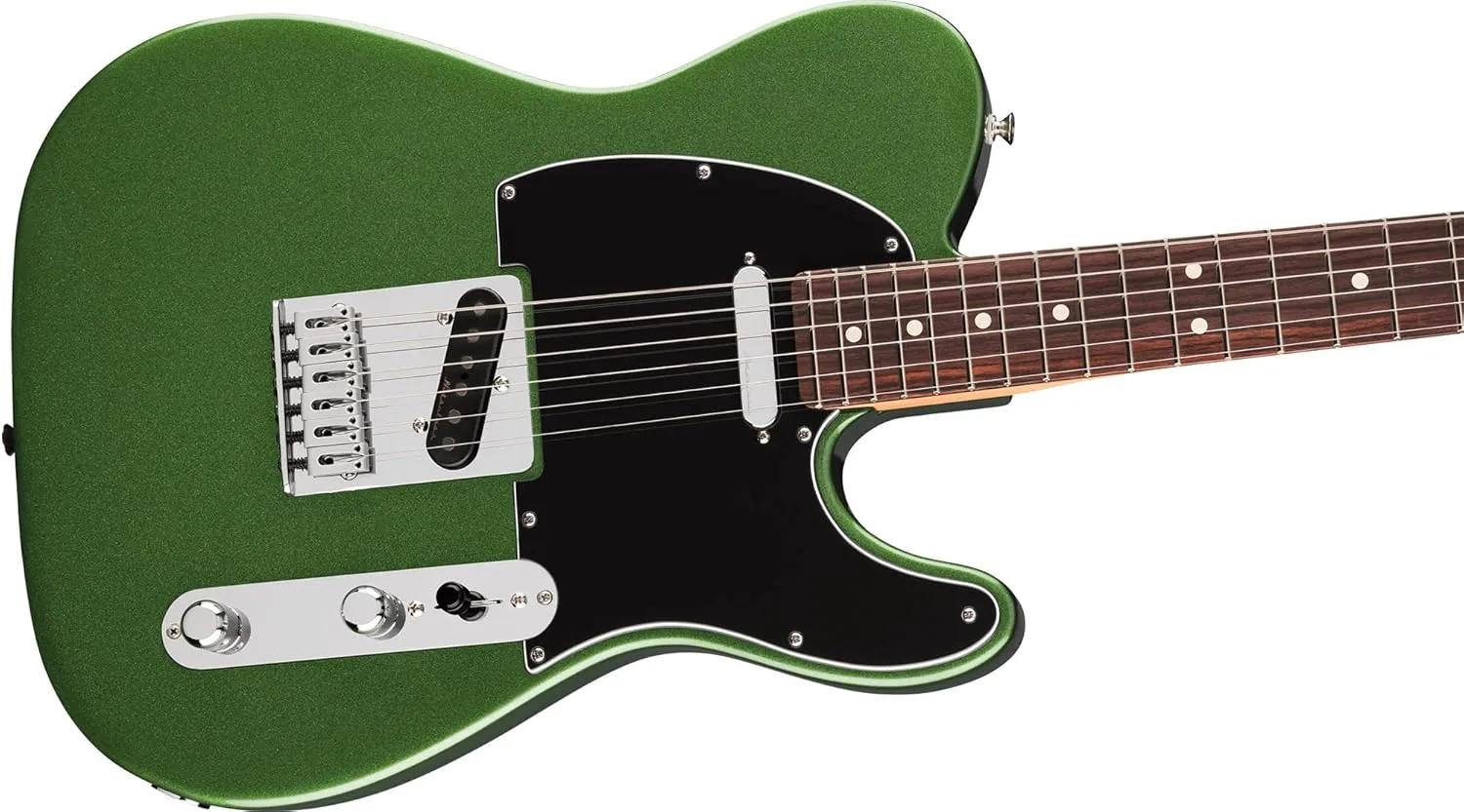 Fender Player II Modified Telecaster - Harvest Green Metallic Bundle with Gig Bag, Strap, Cable, 3-Pack Picks, and Guitar Cleaning Kit
