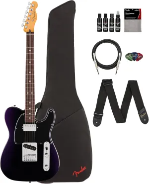 Fender Player II Modified Telecaster SH - Dusk Bundle with Gig Bag, Strap, Cable, 3-Pack Picks, and Guitar Cleaning Kit