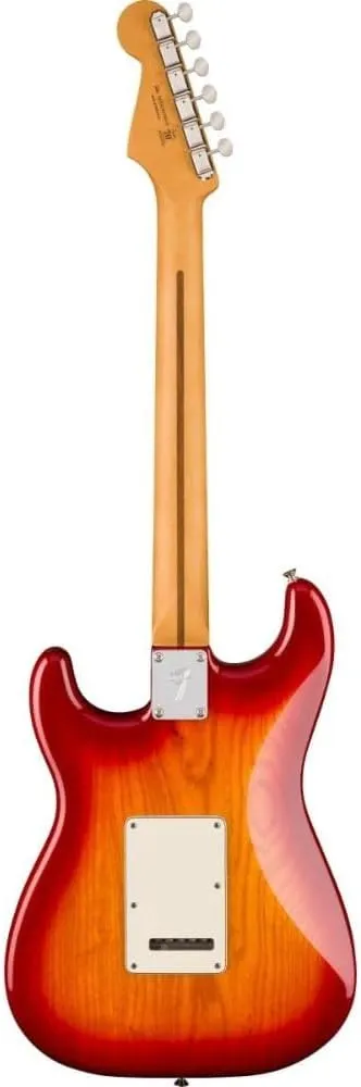 Fender Player II Stratocaster, Maple Fingerboard, Aged Cherry Burst Bundle with Fender FE620 Electric Guitar Gig Bag (Black), Fender 12-Pack Picks and Fender 10ft Instrument Cable