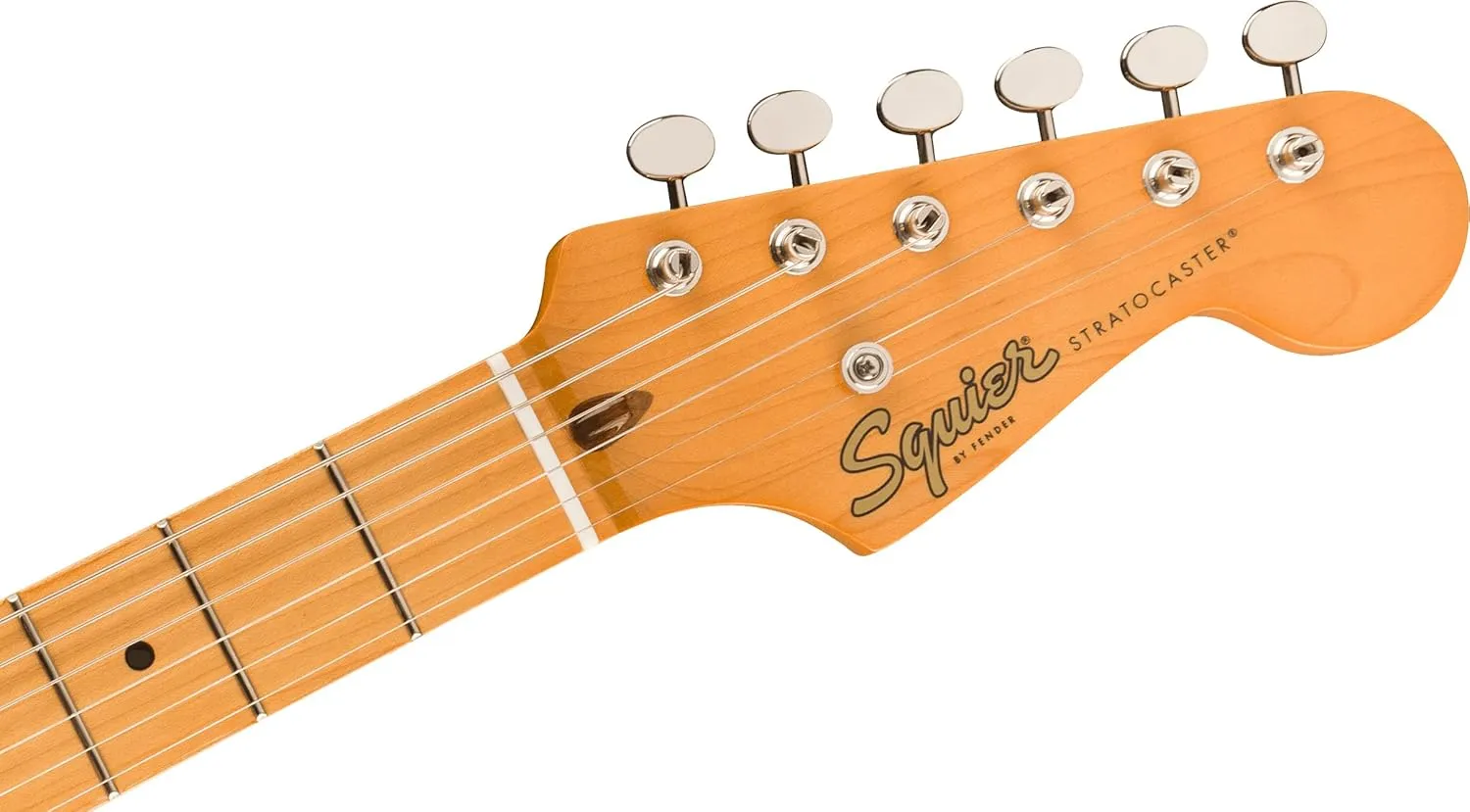 Fender Squier Classic Vibe '50s Stratocaster - White Bundle with Gig Bag, Instrument Cable, Tuner, Strap, Strings, Picks, Fender Play Online Lessons, and Austin Bazaar Instructional DVD