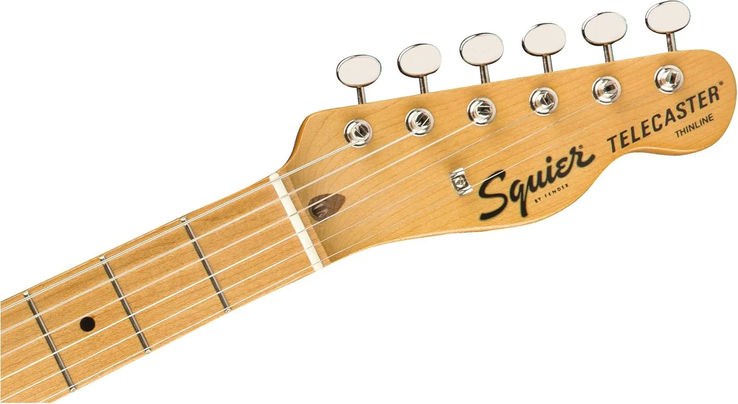 Fender Squier Classic Vibe '70s Telecaster Thinline - Natural Bundle with Gig Bag, Tuner, Strap, Picks, Strings, Instrument Cable, and Austin Bazaar Instructional DVD