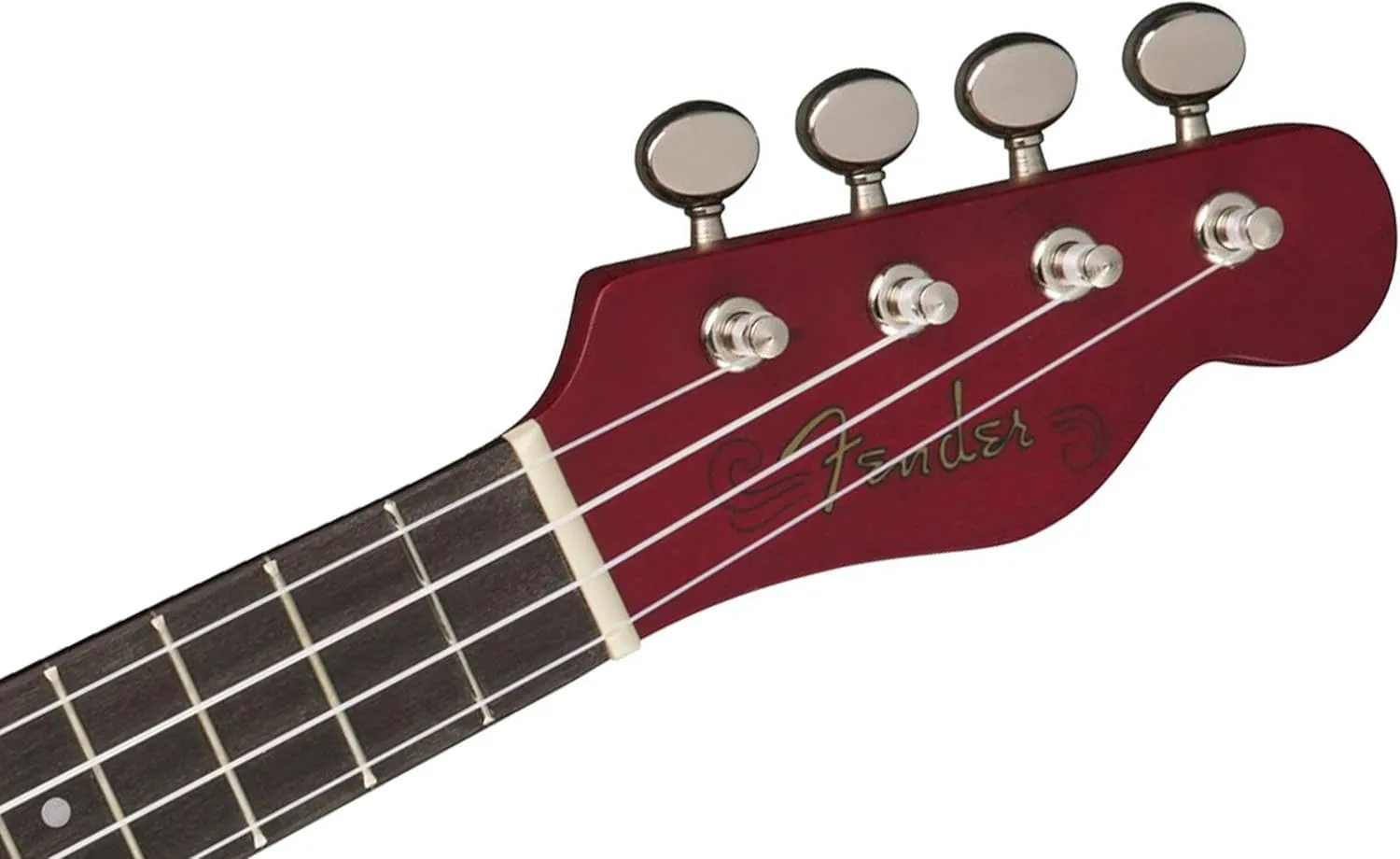 Fender Venice Soprano Ukulele - Cherry Bundle with Gig Bag and Tuner