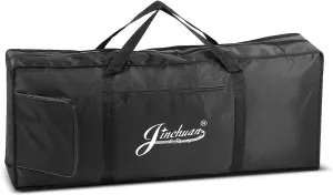 Flexzion Piano Keyboard Gig Bag (61 Key Note) Digital Electronic Keyboard Waterproof Soft w/Carrying Handle, Pockets, Adjustable Shoulder Strap, Music Storage Accessories for Concert Tour Travel