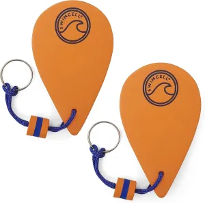 Floating Keyring for Boat Keys. Floats 60g/2oz in Water - 3 Times More Than A Marine Cork! Key Float Nautical Keychain Sailing Gift. Key Buoy for Action Camera & Phone Case- Orange
