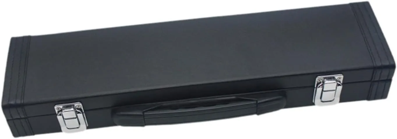Flute Case Flute Protect Bag Travel PU Leather Flute Case Carrying Bag Orchestra Instrument Waterproof Storage Bag Flute Bag