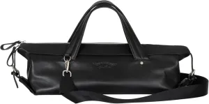 Flute Gig Bag - Genuine Detroit Leather, Modern Style - Black