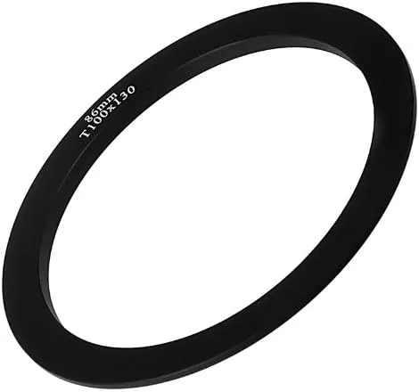 Fotodiox Pro 100mm Filter System 86mm Threaded Lens Adapter Ring - fits Fotodiox Pro 100mm Filter Holder and Cokin Z-Pro (L) Series Filter Holder