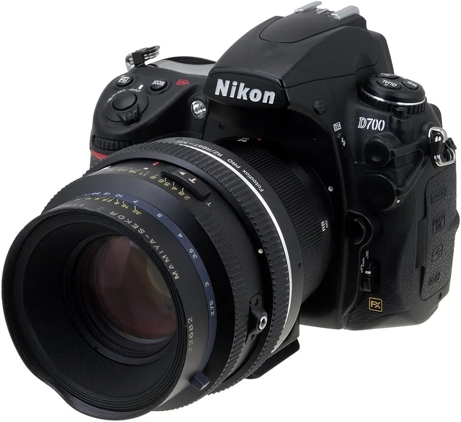 Fotodiox Pro Lens Mount Adapter with Focusing Barrel, for Mamiya RB67 & RZ67 Lenses to Nikon F (FX, DX) Mount Camera System (Such as D7100, D800, D3 and More)