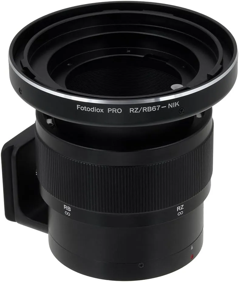 Fotodiox Pro Lens Mount Adapter with Focusing Barrel, for Mamiya RB67 & RZ67 Lenses to Nikon F (FX, DX) Mount Camera System (Such as D7100, D800, D3 and More)
