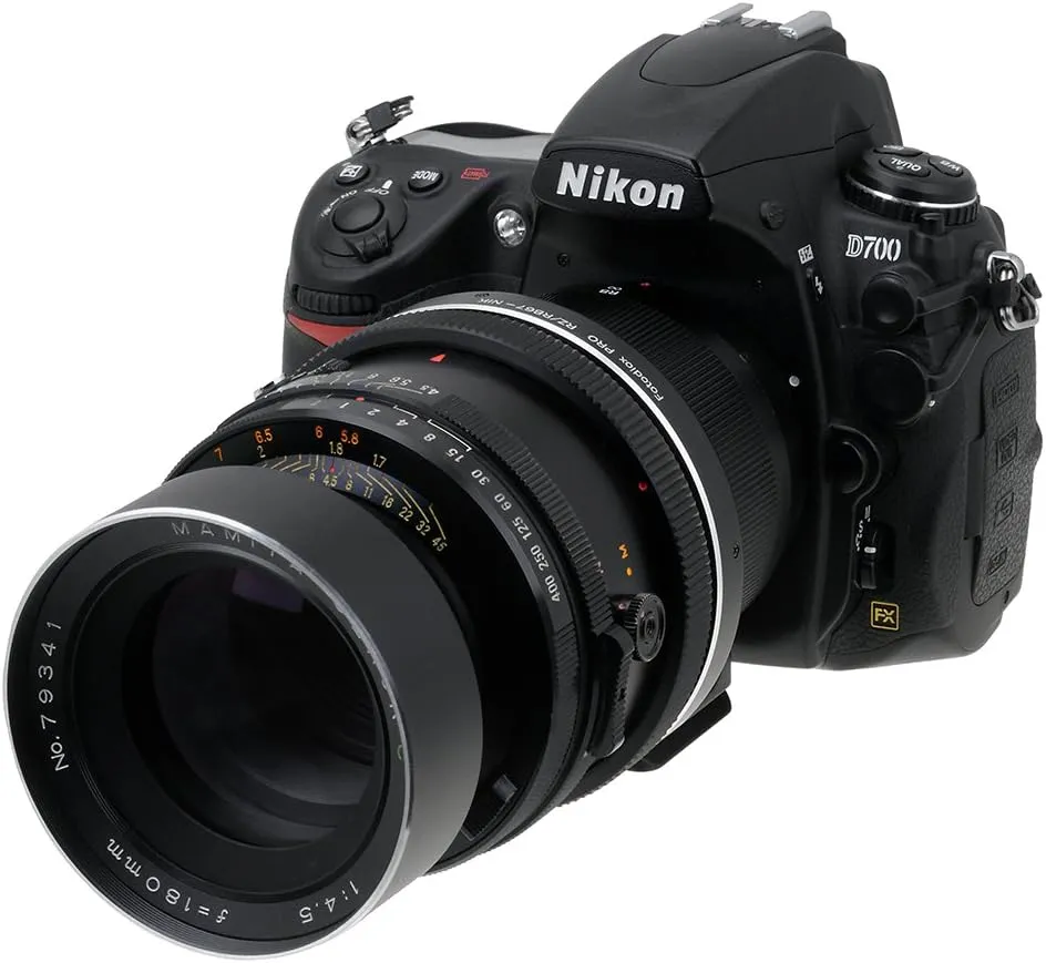 Fotodiox Pro Lens Mount Adapter with Focusing Barrel, for Mamiya RB67 & RZ67 Lenses to Nikon F (FX, DX) Mount Camera System (Such as D7100, D800, D3 and More)