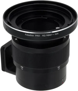 Fotodiox Pro Lens Mount Adapter with Focusing Barrel, for Mamiya RB67 & RZ67 Lenses to Nikon F (FX, DX) Mount Camera System (Such as D7100, D800, D3 and More)