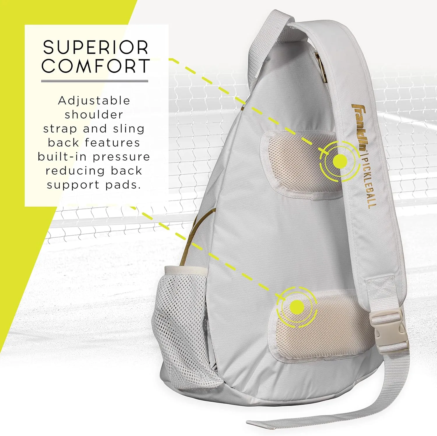 Franklin Sports Pickleball Bags for Gear, Equipment Men Women - Holds Paddles, Pickleballs   Accessories