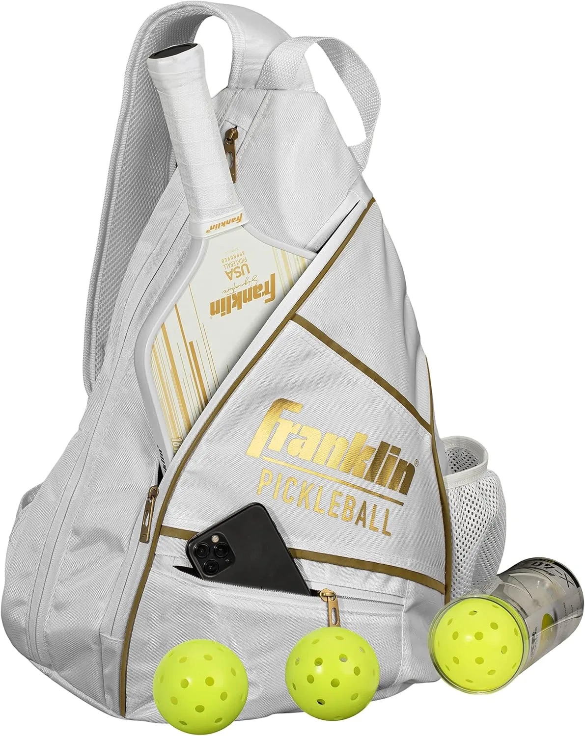 Franklin Sports Pickleball Bags for Gear, Equipment Men Women - Holds Paddles, Pickleballs   Accessories
