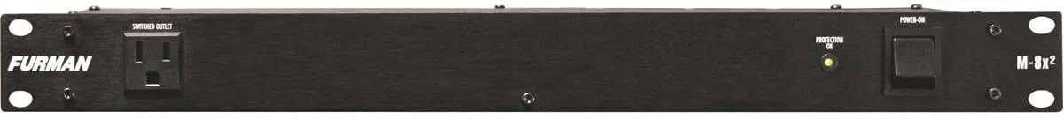 Furman M-8X2 Merit Series 8 Outlet Power Conditioner and Surge Protector