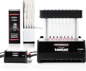 Futurola Tyson KB50 Knockout Edition (Standard Filling Kit) with Pre-Rolled Cones - Perfect for Pre-Rolled Cones of Various Sizes - Fill 50 Pre-Rolled Cones in just 2 Minutes