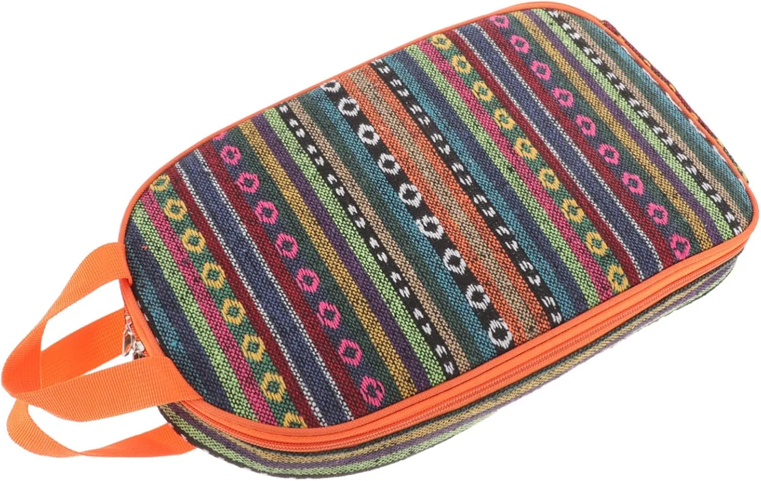 GALPADA Camping Utensil Storage Bag Lightweight Multi-purpose Cooking Tool Pouch for Outdoor Adventures Random Ethnic Pattern Design for Easy Carrying and Organization