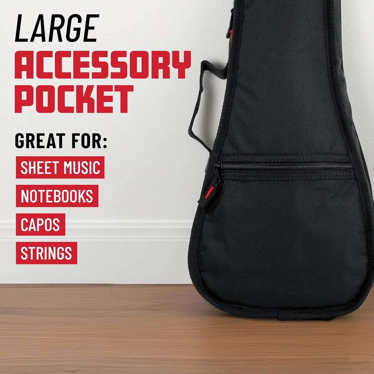 Gator Cases Foam Padded Soprano Ukulele Gig Bag (GBE-UKE-SOP)