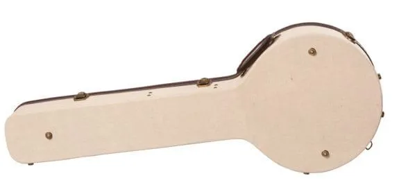 Gator Deluxe Wood Case for Banjo- Journeyman Burlap Exterior