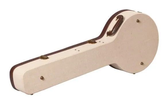 Gator Deluxe Wood Case for Banjo- Journeyman Burlap Exterior