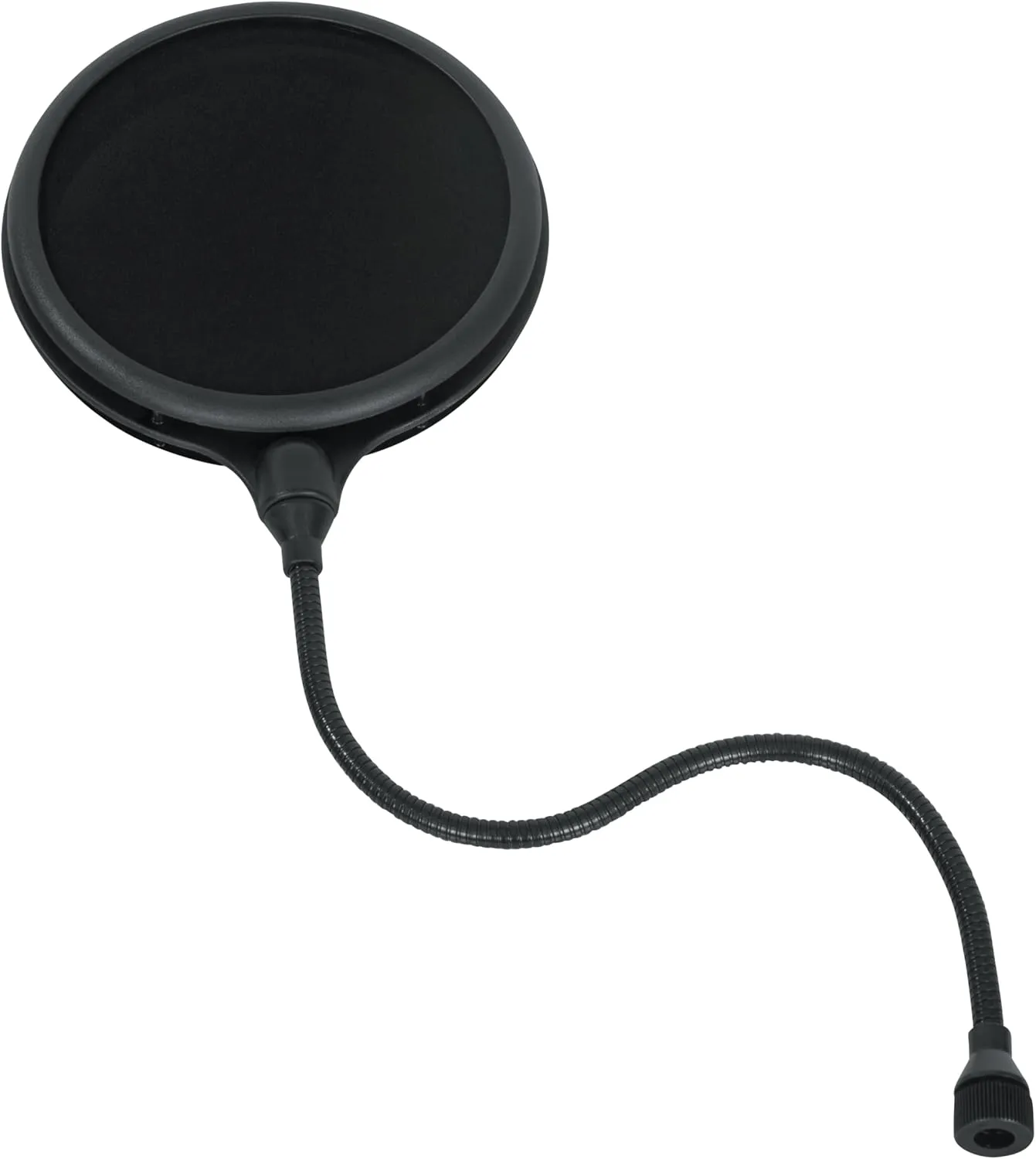 Gator Frameworks Split Level Double Layered Pop Filter with Attachment Clamp; Fits Most Standard Microphone Stands (GM-POP FILTER)