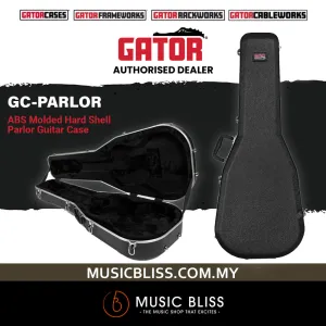 Gator GC-PARLOR Deluxe ABS Molded Case for Parlor Guitars
