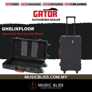 Gator GHELIXFLOOR Line 6 Helix/Helix LT Floor Case with Wheels