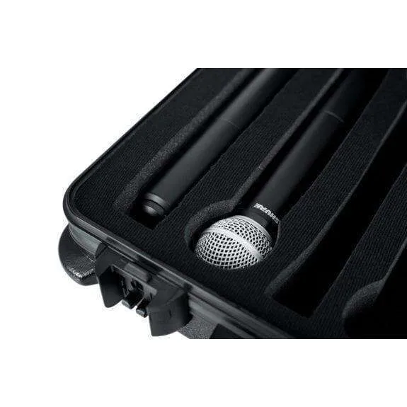 Gator GTSA-MICW6 Moulded Polyethylene Case for up to 6 Wireless Mics