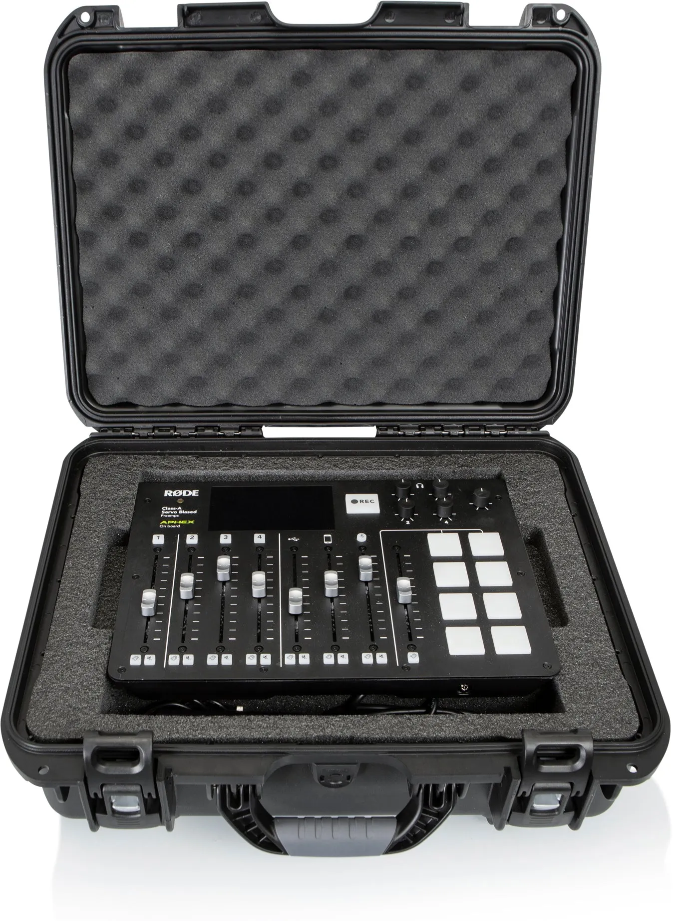 Gator GWP-TITANRODECASTER2 Titan Case For Rodecaster Pro & Two Mics