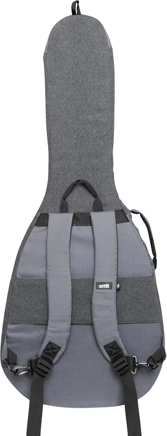 Gator Someone Somewhere Lux Series Dreadnought Gig Bag - Gray