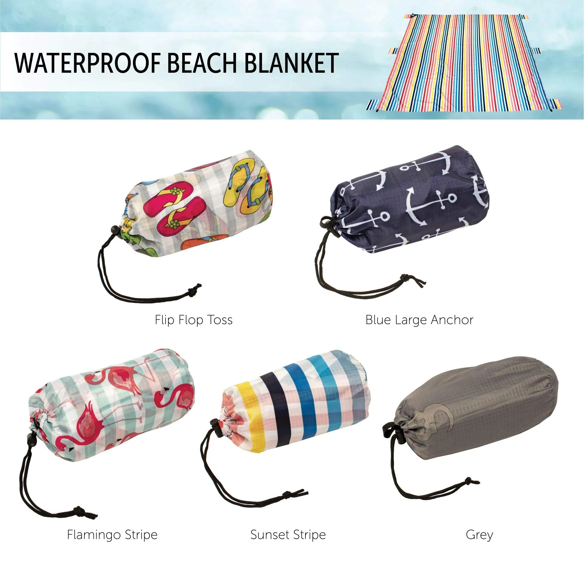 Geckobrands Lightweight Waterproof Blanket
