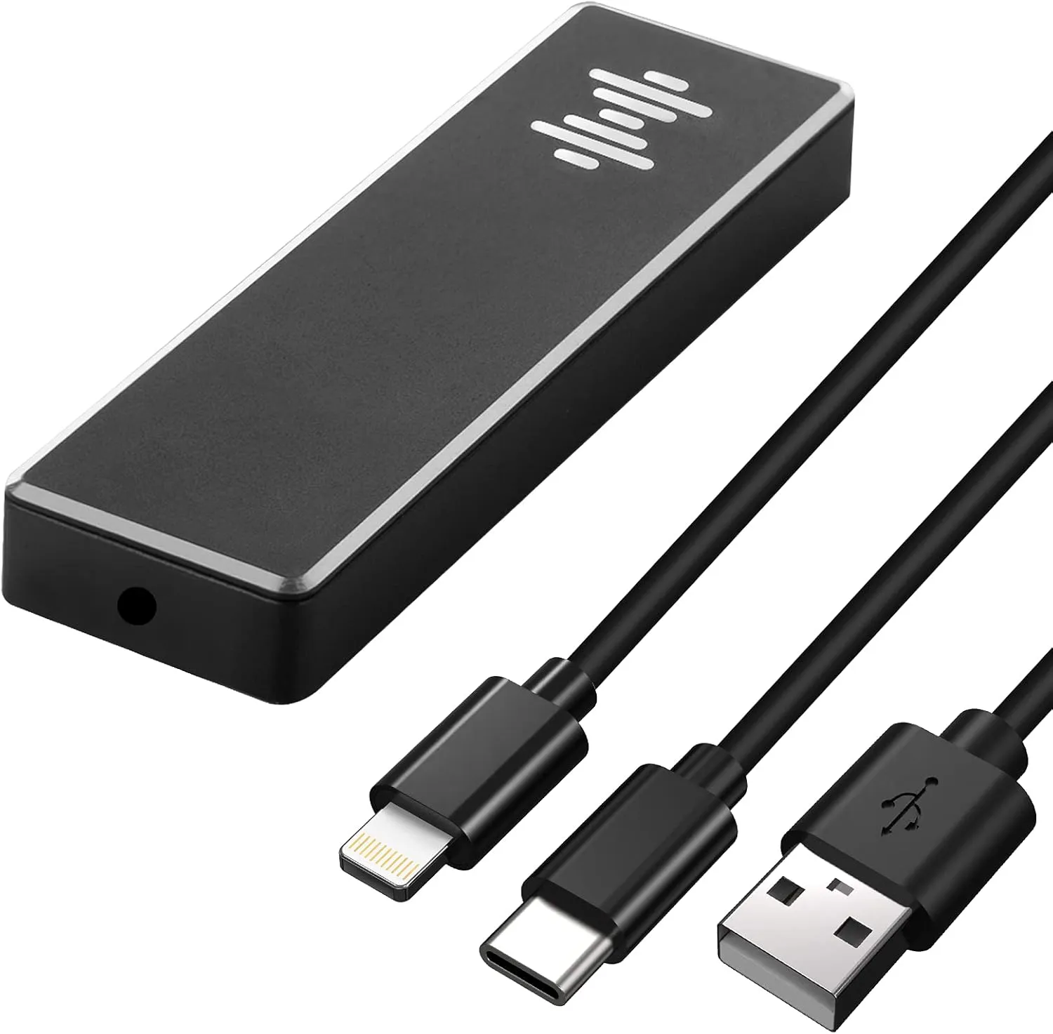 Geekria SJC01 Portable Headphone DAC/AMP with USB and Type-C Input, 3.5mm Audio Jack Output, Compatible with 384K/32Bit Hi-Res Apple Music Lossless Audio, PC, Laptop, Android Phones