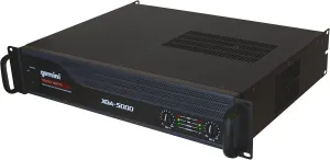Gemini Professional 5000W 2-Channel Power Amplifier – High-Powered DJ & PA Audio Amp with XLR/RCA Inputs, Bridge Mode, Built-in Protection & Cooling for Live Sound & Installations