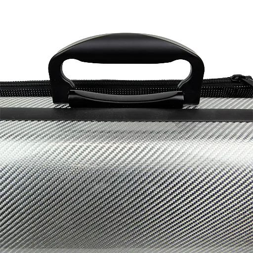 GEWA Idea 2.0 Oblong Violin Case 4/4 Silver Carbon