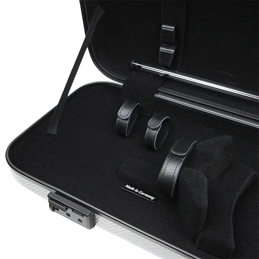 GEWA Idea 2.0 Oblong Violin Case 4/4 Silver Carbon