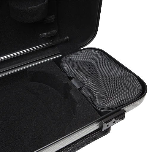 GEWA Idea 2.0 Oblong Violin Case 4/4 Silver Carbon