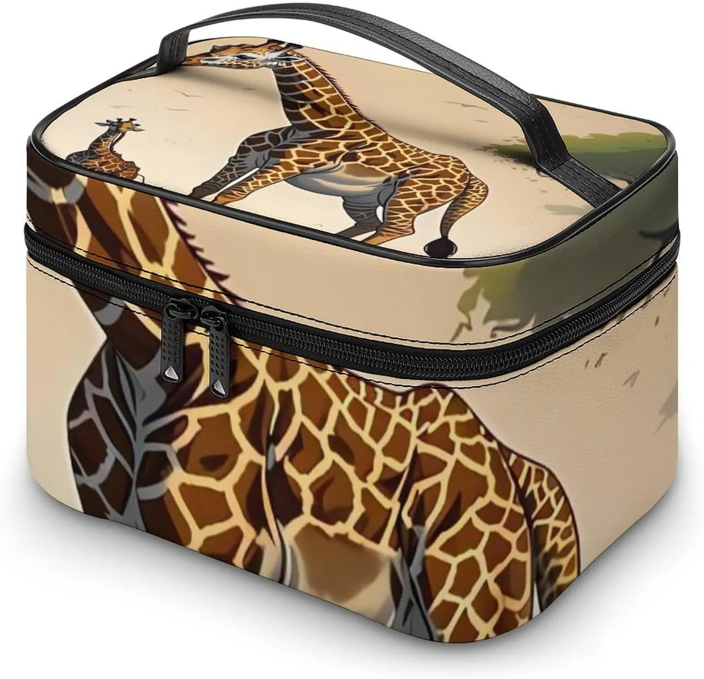 GiraffeTravel Makeup Bag Cosmetic Bags for Women Waterproof Portable Make Up Organizer