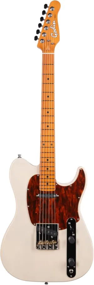 Godin 6 String Solid-Body Electric Guitar, Right, Ozark Cream (052349)