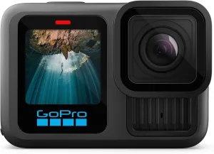 GoPro HERO13 Black - Waterproof Action Camera with 5.3K60 Video, 27MP Photo   Compatability with HB-Series Lenses