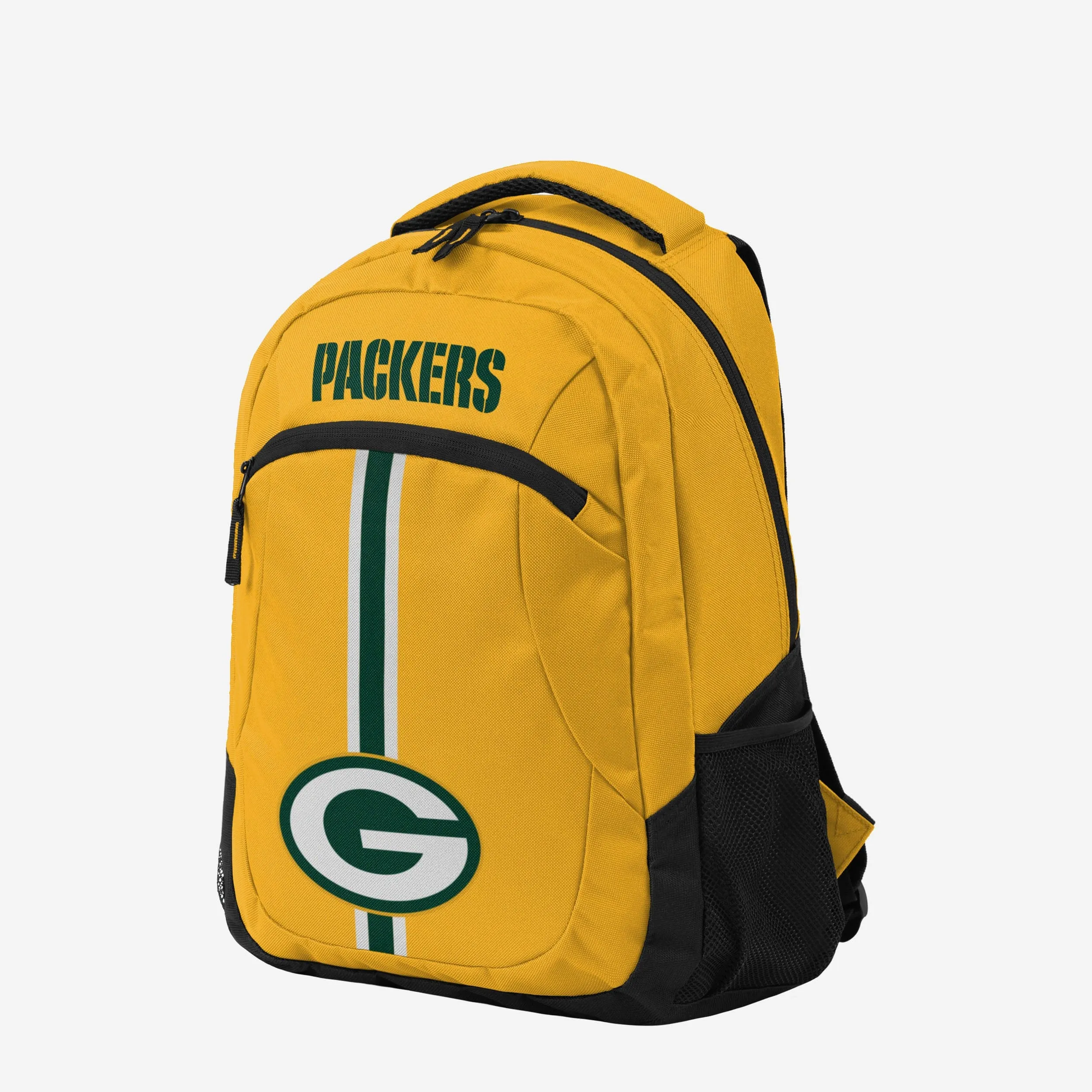 Green Bay Packers Yellow Alternate Color Action Backpack