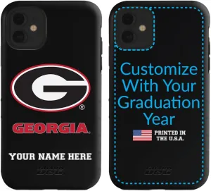 Guard Dog Case Compatible with iPhone 11 - Military Grade - Rugged Two Piece Protection - Collegiate Licensed - Georgia Bulldogs - Personalized