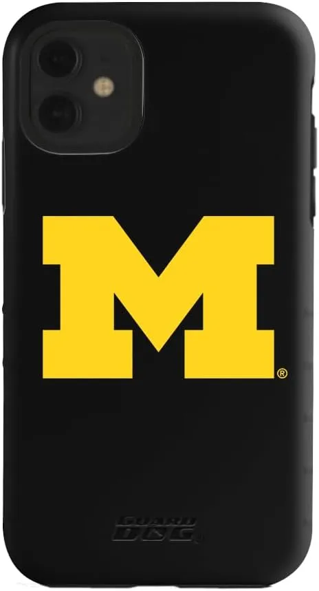 Guard Dog Case Compatible with iPhone 11 - Military Grade - Rugged Two Piece Protection - Collegiate Licensed - Michigan Wolverines - Logo