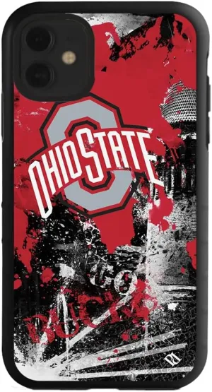 Guard Dog Case Compatible with iPhone 11 - Military Grade - Rugged Two Piece Protection - Collegiate Licensed - Ohio State Buckeyes - by Paulson Designs