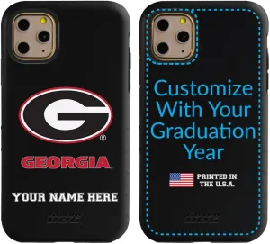 Guard Dog Case Compatible with iPhone 11 Pro Max - Military Grade - Rugged Two Piece Protection - Collegiate Licensed - Georgia Bulldogs - Personalized