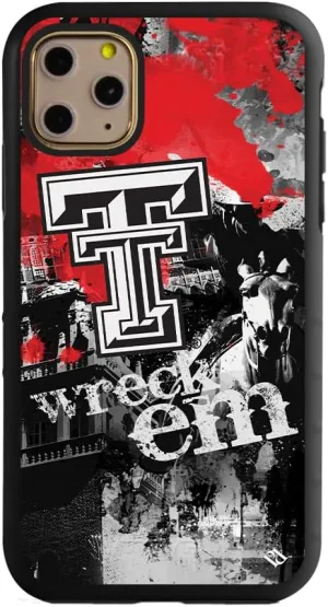 Guard Dog Case Compatible with iPhone 11 Pro Max - Military Grade - Rugged Two Piece Protection - Collegiate Licensed - Texas Tech Red Raiders - by Paulson Designs
